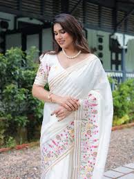 Embroidered Cotton Sarees